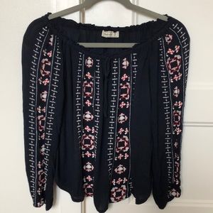 Abercrombie & Fitch Women’s Off the Shoulder Top